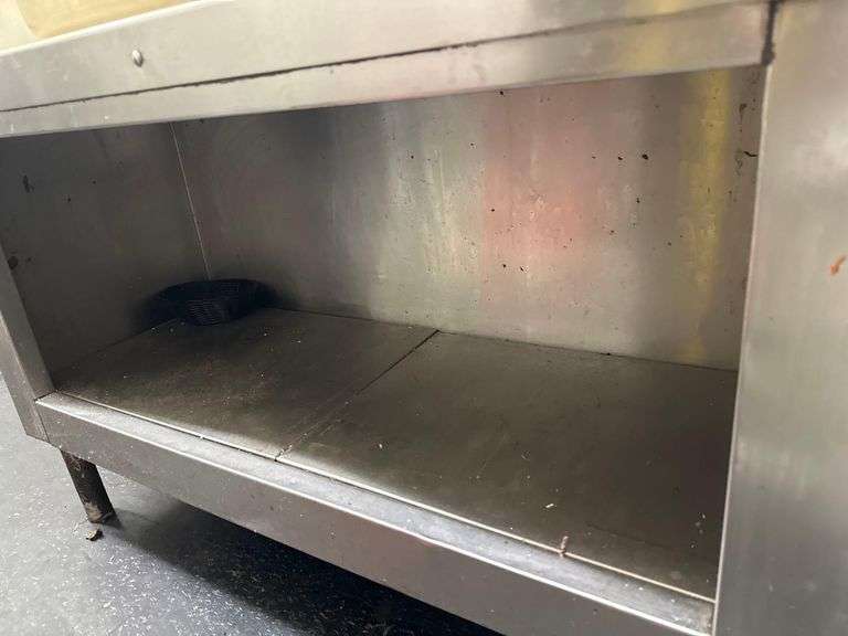 Stainless Steel Shelving Unit for Plates and Kitchenware - 40in x 17in x 31in