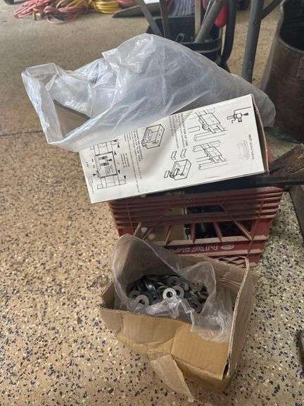 Galvanized Washers- Tarpaulin- Milk Crate - Crow Bars