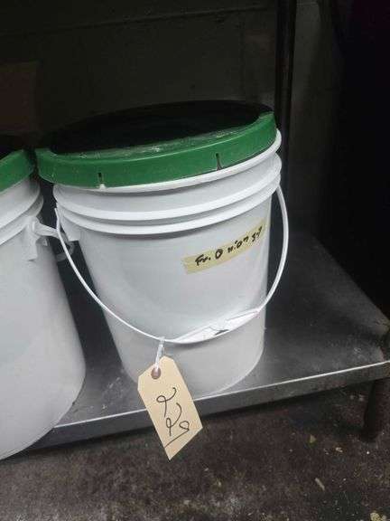 Buckets of Sugar and Flour