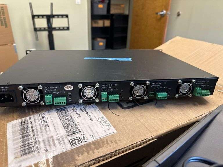 G2 Class-D Amplifier - Model G2-AN4120-D - Channels 1,2,3 Need Fixed