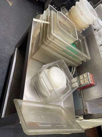 Plastic Storage Containers 18x12x8 Inches,6 Qt. containers