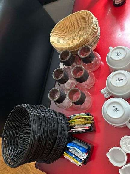 Coffee Cups - Baskets- Creamers - Cocoa