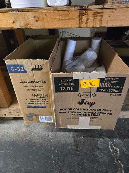 Various Sizes Insulated Cups, Deli Containers