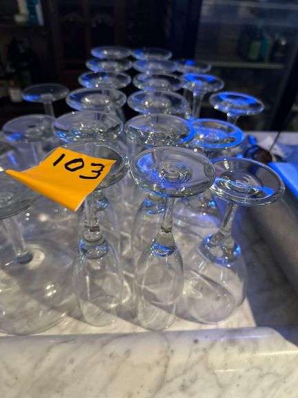 Wine Glasses- Martini Glasses - Cordial Glasses