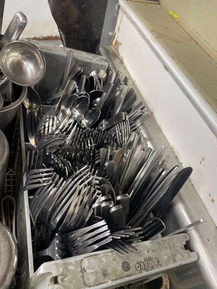 Dishwasher Tray Flatware and a Mandolin Bron Made in France