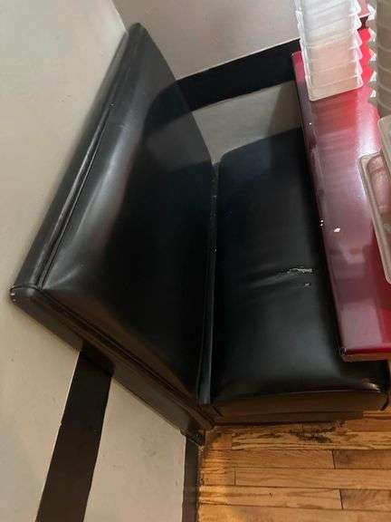 4Ft. L. Dining Table- 4Ft. L. Single Upholsterd Booth- 4 Ft. L. Upholstered Double Booth