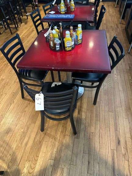 3 - Ft. Square Dining Table - 4- Chairs