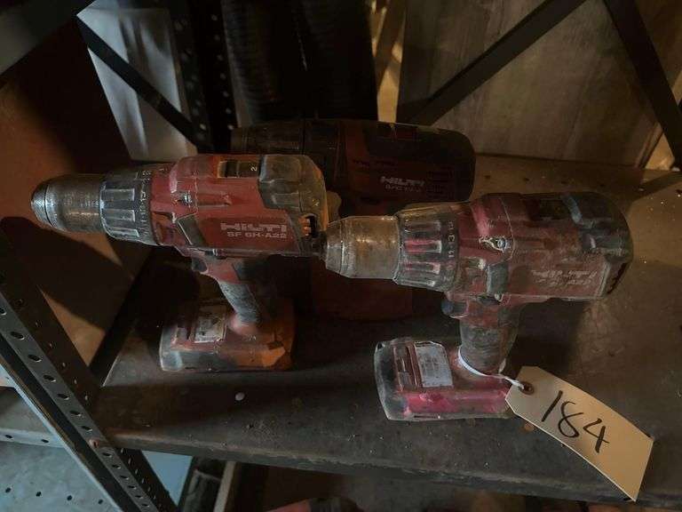 3 Hilti Cordless Drills - No Battery