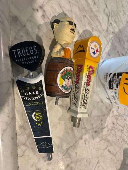 5 Beer Taps in a Plastic Bucket