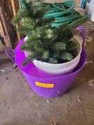 Large Purple Tub - Bucket - Tree