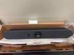 Unused 2023 Logitech Rally Bar Mini - Model 960-001336 - All-In-One Video Bar - Includes Logitech Video Bar Wall Mount