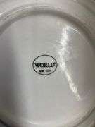 White Serving Plates 11 Inch Round with 13x10 Inch Plates
