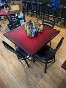 3 - Ft. Square Dining Table - 4- Chairs