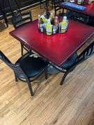 3 - Ft. Square Dining Table - 4- Chairs