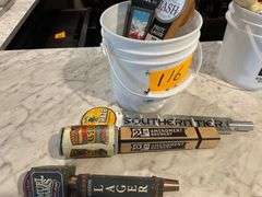 5 Beer Taps in a Plastic Bucket