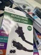 3 Vizio Replacement Power Cords 10 ft. Long . 2 Microphone Cables,3 Computer Cables
