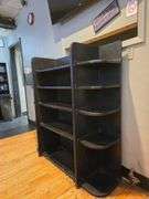 Wooden Shelf Painted Black 52 in. H x 50 in. L x 15 in. D. Contents NOT Included