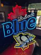 Labatt Blue x Pittsburgh Penguins Neon Beer Sign - 3ft Long