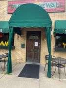 Outdoor Canopy's 2 Window 65x24x33 Inches Door is 65x45x161 Inches MUST Bring Proper Man Power and TOOLS