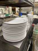 White World Soup Bowls Cheese Bottles,6,7,9 Inch Plates