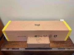Unused 2023 Logitech Rally Bar Mini - Model 960-001336 - All-In-One Video Bar - Includes Logitech Video Bar Wall Mount