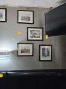 Vintage Framed Pictures x 4. Approx 13 in. x 16 in.