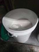 Buckets of Sugar and Flour