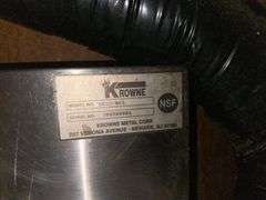 Krowne Undercounter Bottle Station w/ Hand Sink, Ice Bin, and Drain - Model KR-23-W65 - 67in x 27in x 33in - Located Behind Bar