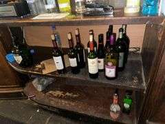 Decorative Ornate Back Bar - Can Be Disassembled