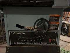 Delta 10in Table Saw - On Wheels