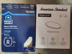 2 Round Toilet Seats - 2 Elongated Toilet Seats