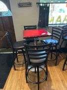 2 Ft. Square Hightop Table With 4 Stools
