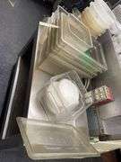 Plastic Storage Containers 18x12x8 Inches,6 Qt. containers