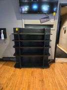 Wooden Shelf Painted Black 52 in. H x 50 in. L x 15 in. D. Contents NOT Included