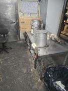 8ft TABLE - Can Opener Contents not Included Must be Removed After 4 on Removal Day
