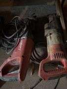 2 Heavy Duty Electric Reciprocating Saws, 1 Hilti and 1 Milwaukee
