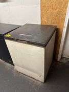 WHIRLPOOL Model # EH060FXK Chest Freezer 3ft. H. X 26 in. Square Located In Basement
