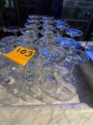 Wine Glasses- Martini Glasses - Cordial Glasses