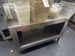 Stainless Steel Shelving Unit for Plates and Kitchenware - 40in x 17in x 31in