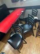 4Ft. L. Dining Table 3 Dining Chairs