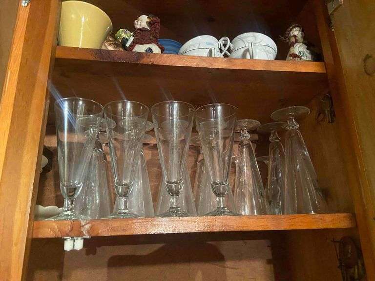 Contents Of Cabinets, Dishes, Drinking Glasses, Etc.