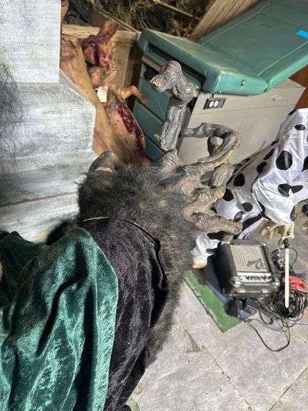 Horned Monster Krampus Costume Prop - 65in Tall