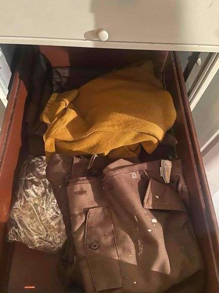 4 Drawer Vertical File Cabinet and Contents
