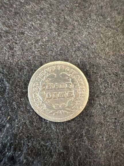 1848 - Seated Liberty Half Dime