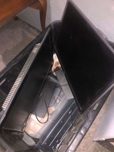 2 Monitors, Various Computer Mice and other Computer Parts, Multiple Disc Players, and Apevia Fan