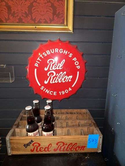 Red Ribbon Pop Display 15in. Diameter