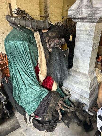 Horned Monster Krampus Costume Prop - 65in Tall
