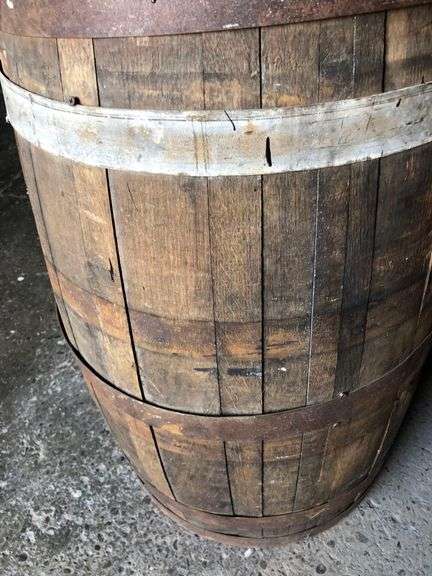 2 Wooden 55 Gallon Drums