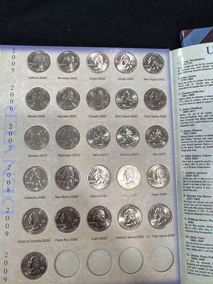 Complete State Quarter Set - 1999-2009 - Has all State Quarters, including District of Columbia and Territories - 112 Quarters - Phila and Denver Mints