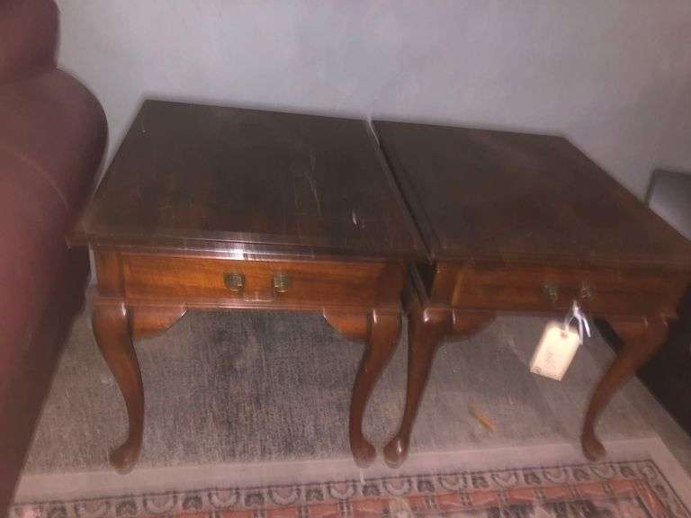 2 Wooden Bedside Tables with Drawers